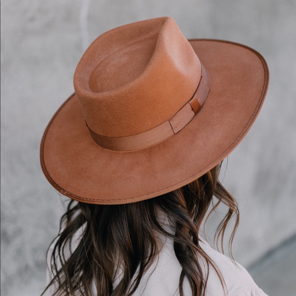 Tan rancher hat